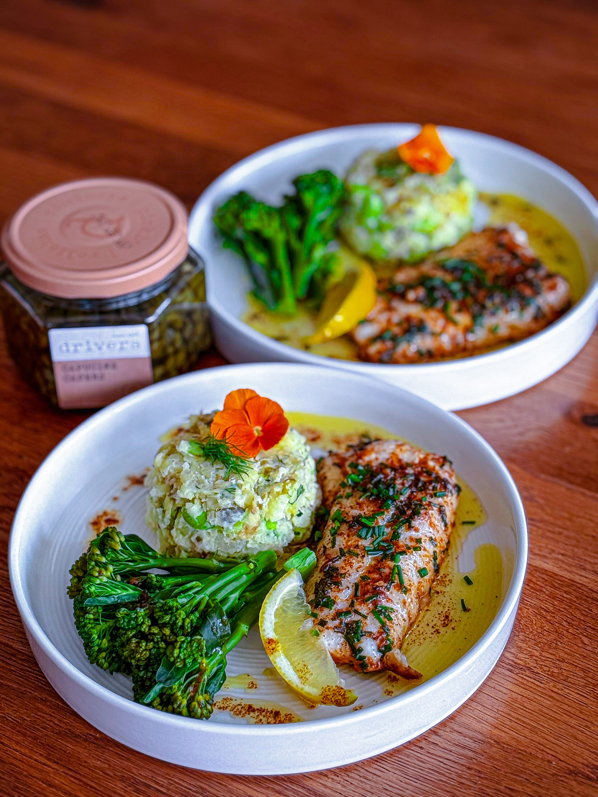 Cornish Hake with Smoked Garlic Butter and Jersey Royal Salad_7702_jpg