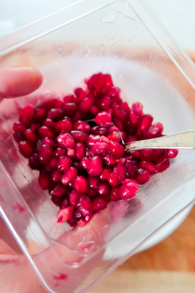 ingredients for a seasonal breakfast bowl