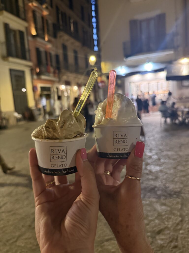 Gelato in Palma’s old town – sweet pause between tapas trails while exploring where to eat in Palma