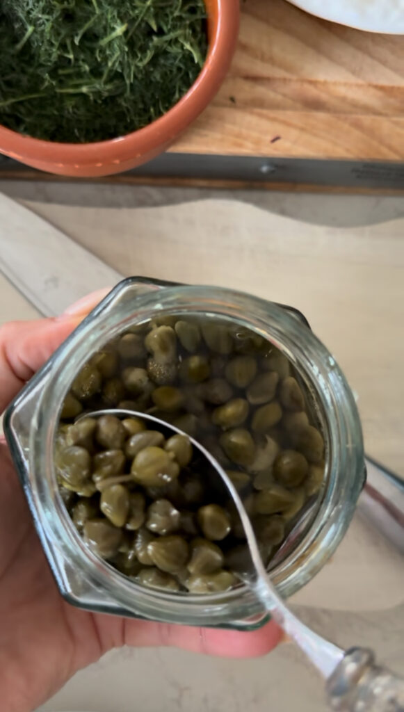 drivers pickles capucine capers for the creme fraiche