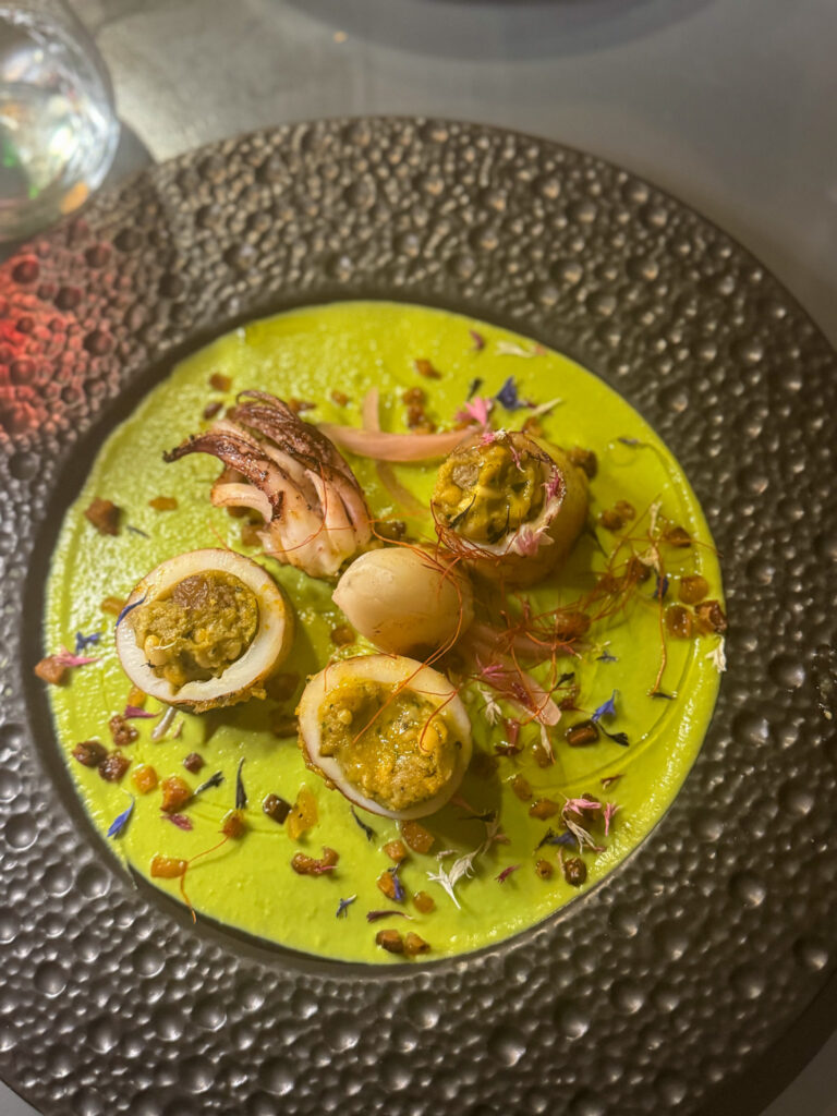 Slow-cooked stuffed squid with sultanas and pine nuts at Anchovies — where to eat in Ortigia for inventive Sicilian mains
