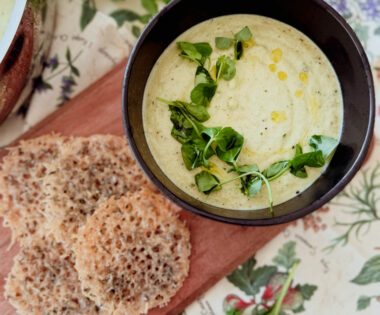 courgette and mint soup