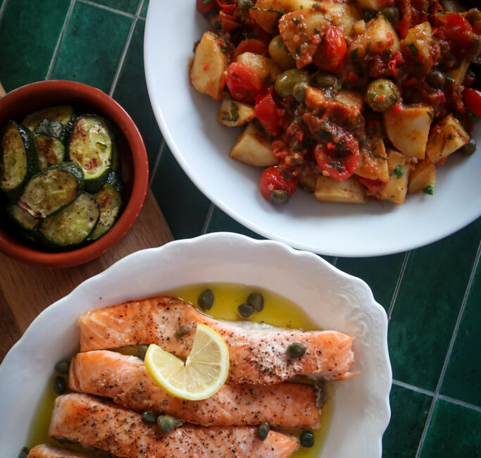 salmon-with-puttanesca-potatoes