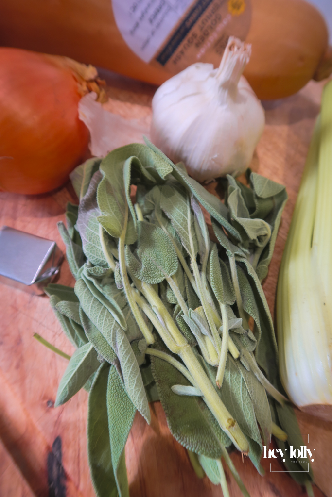 sage leaves for sage brown butter