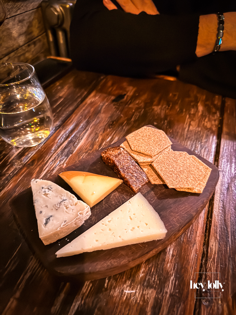 spanish cheese selection at plates by purnell's