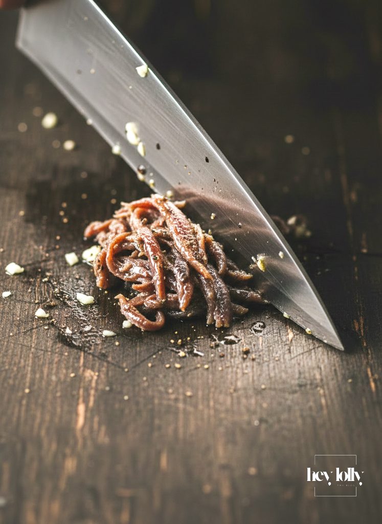 anchovies for Roasted Sweet Potato and Kale Salad with Crispy Chickpeas and Caesar Dressing