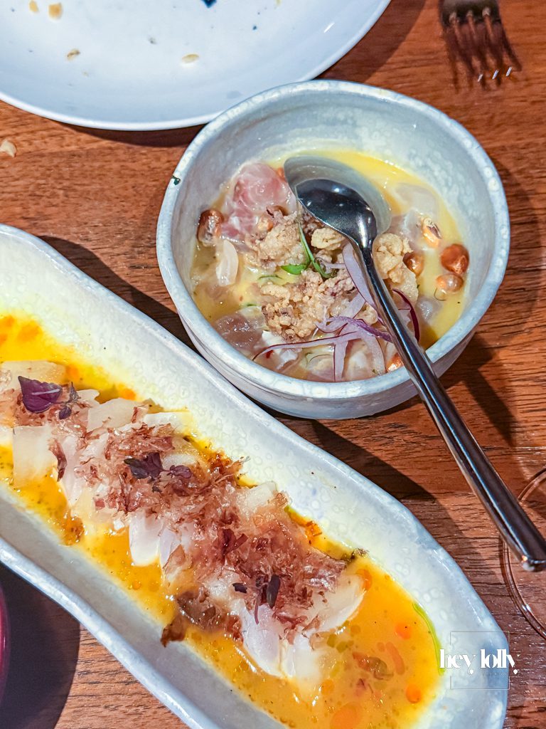 Ceviche mixto starter served at COYA City