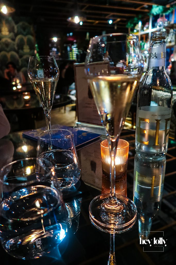 Veuve Clicquot champagne served at COYA City Friday night brunch