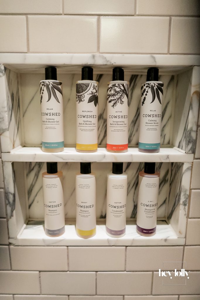 Cowshed products at The Ned London