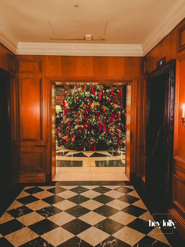 Evening ambience inside The Ned London hotel