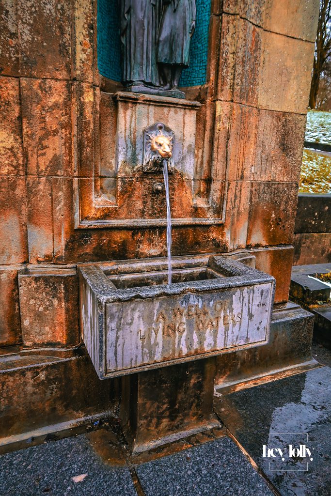 St Ann’s Well mineral spring near Buxton Crescent Spa Hotel