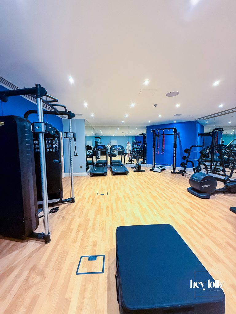 Gym area at Buxton Crescent Spa Hotel