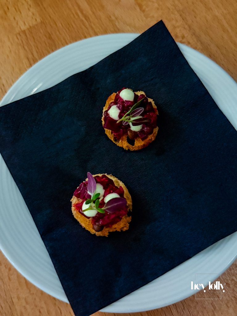 Amuse Bouche served at Skein Nottingham