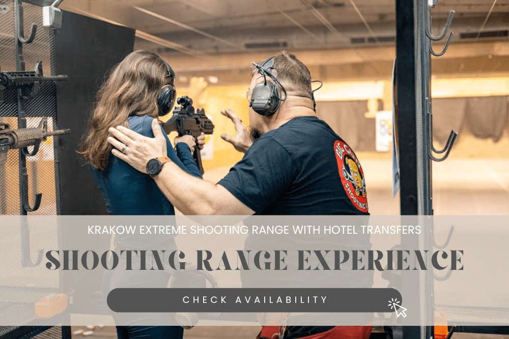 Shooting range experience in Krakow