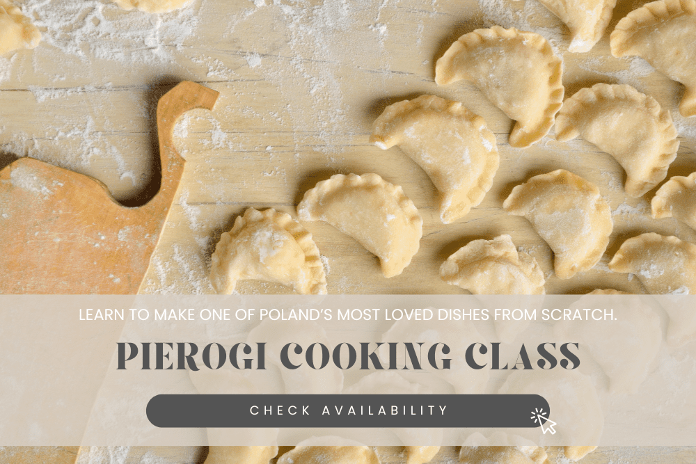 Pierogi cooking class in Krakow food experience