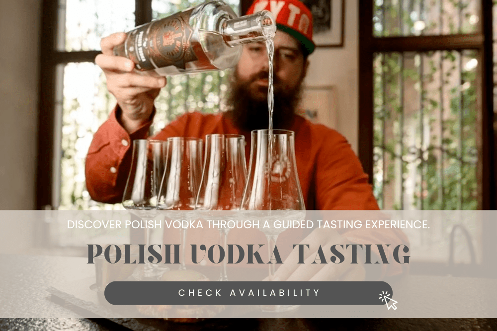 Polish vodka tasting tour in Krakow