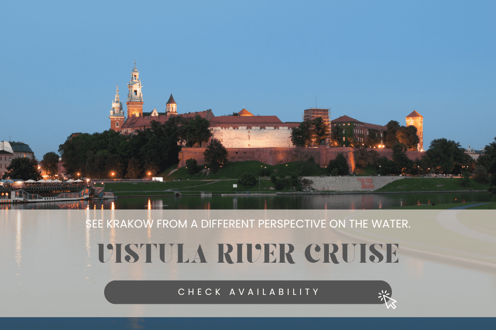 Vistula River cruise in Krakow with city views